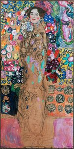 Dáma s vějířem od Gustav Klimt