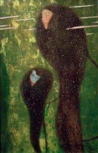 Mořské panny (stříbrná ryba) od Gustav Klimt