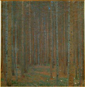Pineforest od Gustav Klimt