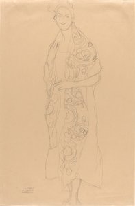 Portrét ženy od Gustav Klimt