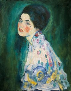 Portrét mladé ženy od Gustav Klimt