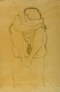 Sedící žena od Gustav Klimt