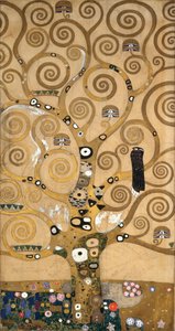 Skici k vlysu pro Palais Stoclet v Bruselu (akvarel a tužka na papíře) od Gustav Klimt