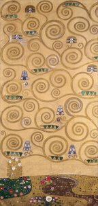 Skici k vlysu pro Palais Stoclet v Bruselu (akvarel a tužka na papíře) od Gustav Klimt