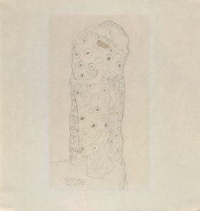 Stojící pár milenců od Gustav Klimt