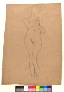 Stehender weiblicher Akt od Gustav Klimt