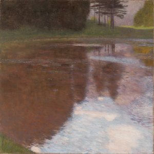 Stiller Weiher (Egelsee u Gollingu, Salcburk) od Gustav Klimt