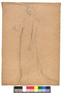 Studie zu einem Damenporträt od Gustav Klimt