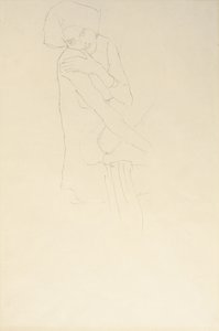Studie pro Adele Bloch-Bauer II, 1911 od Gustav Klimt