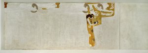 Beethovenův vlys, detail od Gustav Klimt