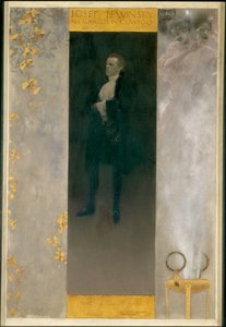 Herec Josef Lewinský jako Carlos v Goethově hře " Clavigo " od Gustav Klimt