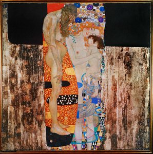 Tři věky člověka od Gustav Klimt