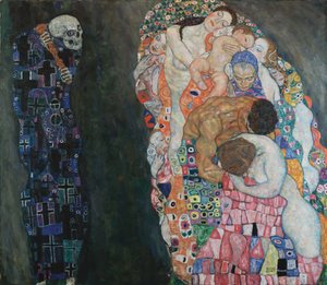 „Smrt a život“ od Gustav Klimt