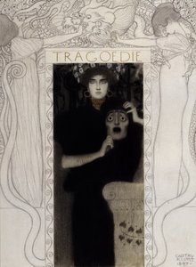 Tragédie, 1897 od Gustav Klimt