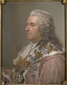 Portrét hraběte Carla Gustafa Tessina (1695-1770), Lundberg, Gustaf (1695-1786). Pastel na papíře od Gustav Lundberg