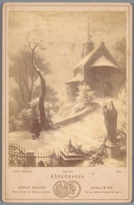 Fotoreprodukce obrazu Abendmesse od Carla Arnolda Abendmesse (název na objektu) od Gustav Schauer