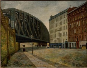 Most přes Ackerstraße Berlin North