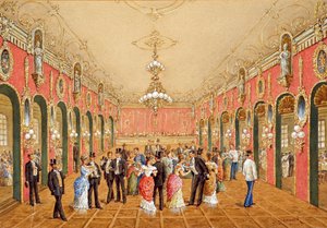 Schöndorfské koloseum (ples v Schwenders Colosseum) od Gustav Zafaurek