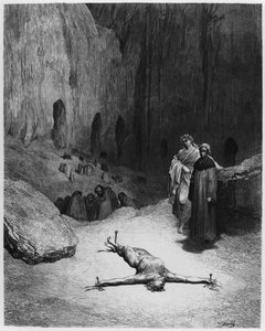 Ukřižovaný muž, ilustrace z 