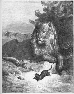 Le lion et le rat - Lev a myš - z 