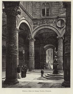 Itálie - nádvoří Palazzo Vecchio, Florencie