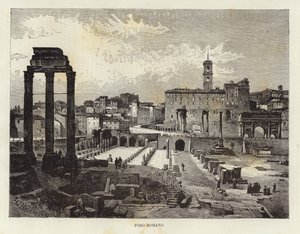 Forum Romanum od Gustave Bauernfeind