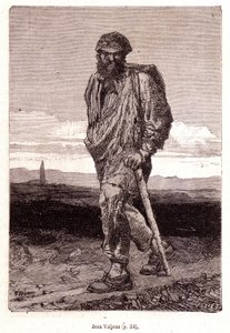 Jean Valjean - v “”Les Misérables”” od Victora Huga, ill. od Brion, ed. Hetzel a Lacroix