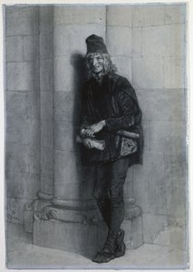 Pierre Gringoire. od Gustave Brion