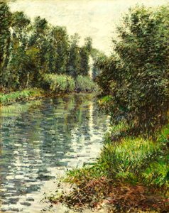 Malá větev Seiny, Argenteuil, 1888-90 od Gustave Caillebotte
