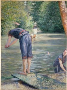 Koupající se od Gustave Caillebotte