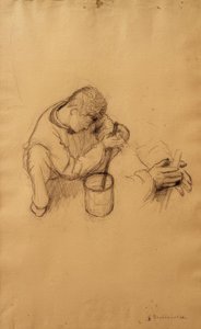 Studium pro malíře pokojů od Gustave Caillebotte