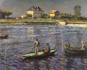 Rybáři na Seině od Gustave Caillebotte