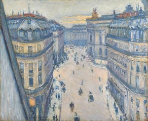 Ulice Halévy, pohled ze sedmého patra od Gustave Caillebotte