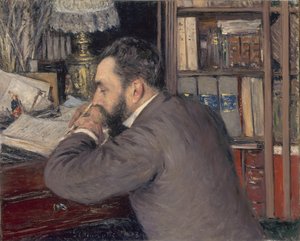 Henri Cordier 1849-1925, 1883 od Gustave Caillebotte