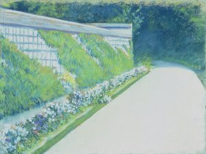 Stěna zeleninové zahrady, Yerres od Gustave Caillebotte