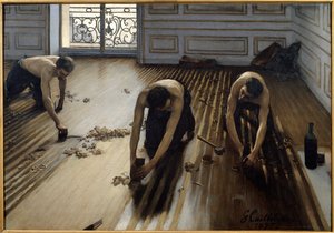 Ploché parkety od Gustave Caillebotte