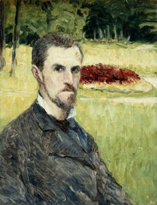 Portrét samotného umělce; Portrét samotného umělce, 1875-1877 od Gustave Caillebotte