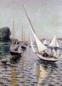 Regata v Argenteuil, 1893. od Gustave Caillebotte