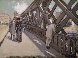 Studie pro Most Evropy od Gustave Caillebotte