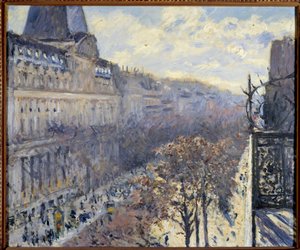 Boulevard des Italians v Paříži Obraz Gustava Caillebotteho (1848-1894) Soukromá sbírka z roku 1880 od Gustave Caillebotte