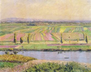 Planina Gennevilliers z Hills of Argenteuil, 1888 od Gustave Caillebotte