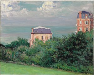 Vily ve Villers-sur-Mer (olej na plátně) od Gustave Caillebotte