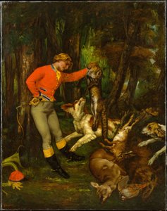 Po lovu od Gustave Courbet