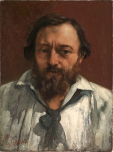 Portrét básníka Pierra Duponta od Gustave Courbet