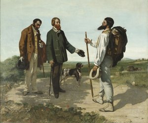 Dobrý den, pane Courbete od Gustave Courbet