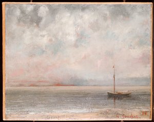 Mraky na Ženevském jezeře, 1875 od Gustave Courbet