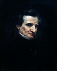 Hector Berlioz, francouzský romantický skladatel, 1850 od Gustave Courbet