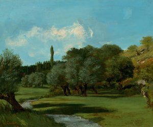 La Bretonnerie v departementu Indre, 1856. od Gustave Courbet