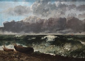 Rozbouřené moře od Gustave Courbet