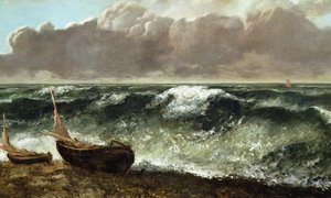 Le Vague, kolem 1869/70 (olej na plátně) od Gustave Courbet